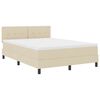 vidaXL &Kappa;&rho;&epsilon;&beta;ά&tau;&iota; &mu;&epsilon; &epsilon;&lambda;&alpha;&tau;ή&rho;&iota;&alpha; &mu;&epsilon; &kappa;&epsilon;&phi;&alpha;&lambda;ά&rho;&iota; &Kappa;&rho;&epsilon;&mu; 140 x 190 cm ύ&phi;&alpha;&sigma;&mu;&alpha;