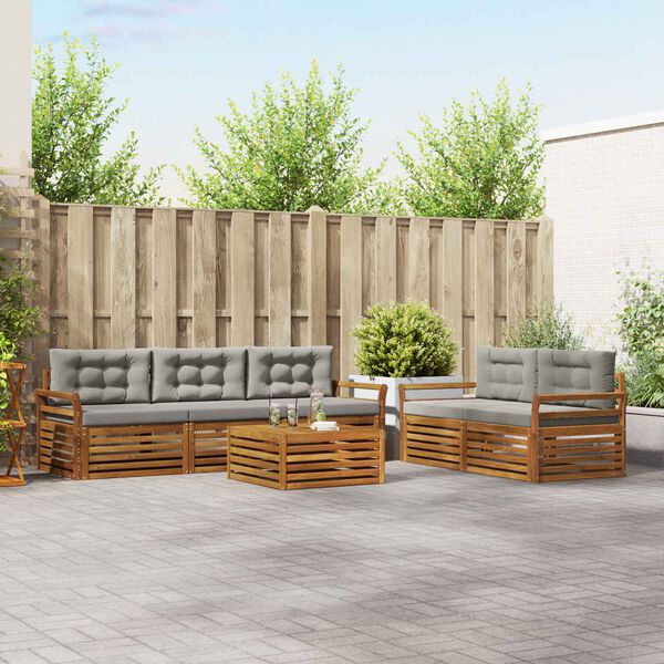 vidaXL &Sigma;&epsilon;&iota;&rho;ά &Kappa;&alpha;&nu;&alpha;&pi;έ &Epsilon;&xi;&omega;&tau;&epsilon;&rho;&iota;&kappa;&omicron;ύ 6 pcs &Phi;&upsilon;&sigma;&iota;&kappa;ό &kappa;&alpha;&iota; &Alpha;&nu;&omicron;&iota;&chi;&tau;ό &Gamma;&kappa;&rho;&iota;