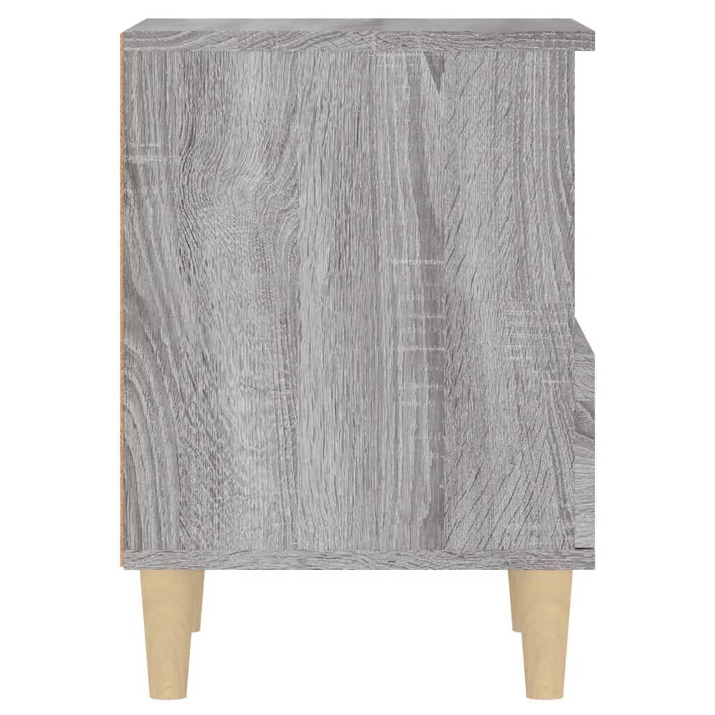 vidaXL Κομοδίνα 2 Τεμ. Γκρι Sonoma 40x35x50 εκ.