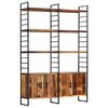 vidaXL Βιβλιοθήκη με 4 Επίπεδα 124x30x180 εκ. Μασίφ Ανακυκλωμένο Ξύλο