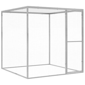 vidaXL &Kappa;&lambda;&omicron;&upsilon;&beta;ί &Gamma;ά&tau;&alpha;&sigmaf; 1,5 x 1,5 x 1,5 &mu;. &alpha;&pi;ό &Gamma;&alpha;&lambda;&beta;&alpha;&nu;&iota;&sigma;&mu;έ&nu;&omicron; &Chi;ά&lambda;&upsilon;&beta;&alpha;