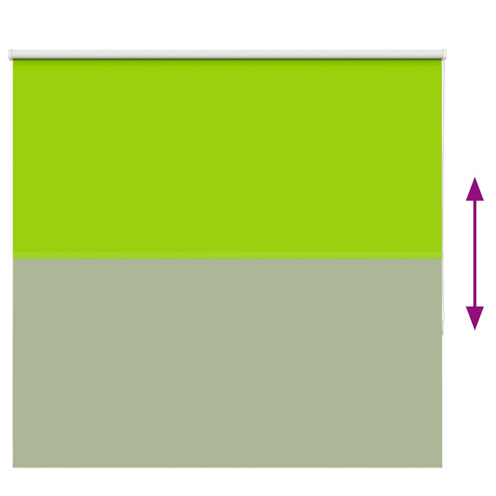 vidaXL Roller Blind Blackout φύλλα πράσινα 145x150 cm Πλάτος υφάσματος