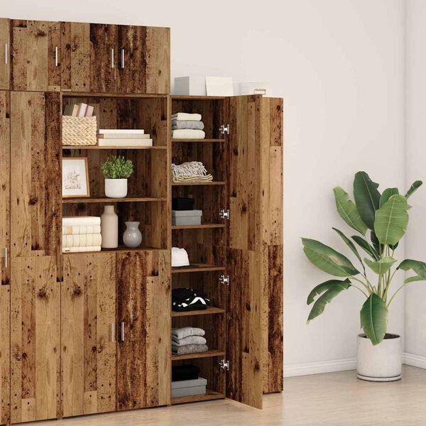 vidaXL Highboard &Pi;&alpha;&lambda;&iota;ό &xi;ύ&lambda;&omicron; 40 x 42,5 x 185 &epsilon;&kappa;.