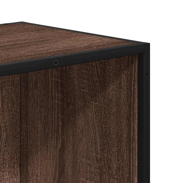 vidaXL Βιβλιοθήκη καφέ δρυς 60x35x139 cm Ξύλινη κατασκευή