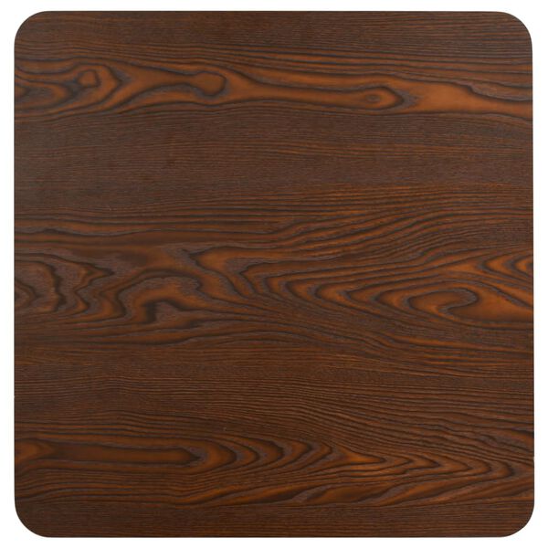 vidaXL Τραπέζι Bistro Σκούρο Καφέ 50 x 50 εκ. από MDF