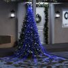 vidaXL Φωτιστικό Χριστουγεννιάτικο Δέντρο 320 LED Μπλε 375 εκ.