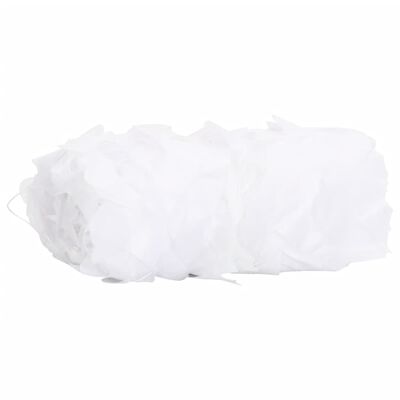 vidaXL Δίχτυ Σκίασης Παραλλαγής Λευκό 1038x137 εκ. με Σάκο Αποθήκευσης