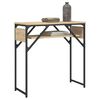 vidaXL Τραπέζι Κονσόλα με Ράφι Sonoma Δρυς 75x30x75 εκ. Επεξεργ. Ξύλο