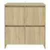vidaXL Ντουλάπια 2 τεμ. Sonoma Δρυς 70 x 41 x 75 εκ. από Επεξ. Ξύλο