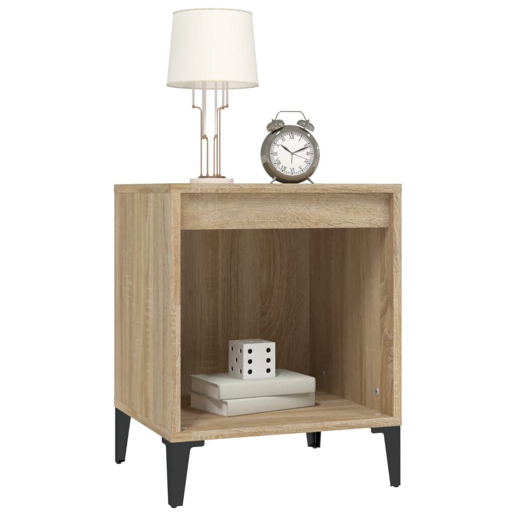 vidaXL Κομοδίνο Sonoma Δρυς 40x35x50 εκ.