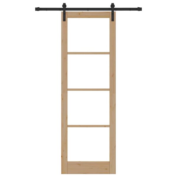 vidaXL Συρόμενη Πόρτα ORKDAL Φυσικό 78 x 232 cm