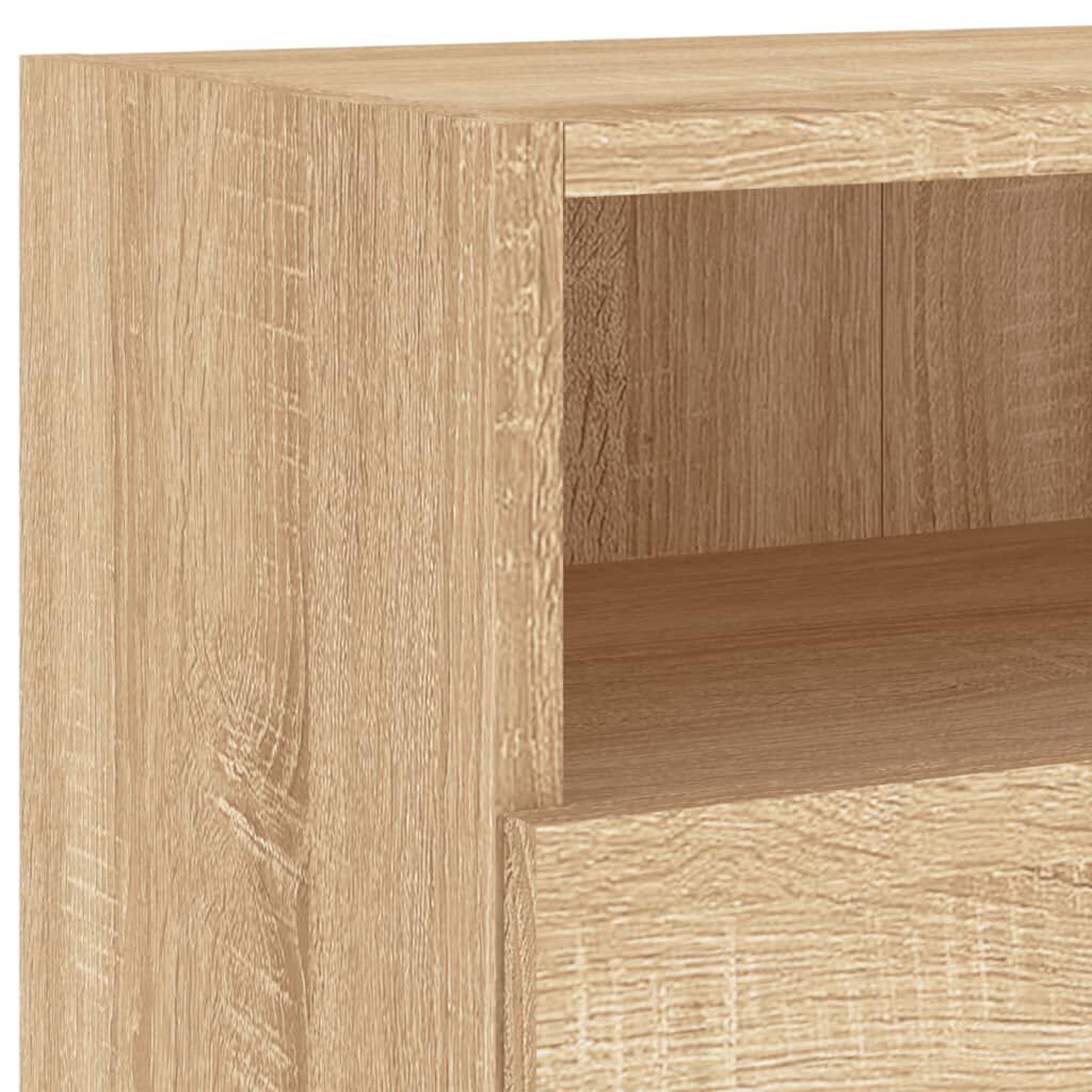 vidaXL Έπιπλο Τοίχου Τηλεόρασης Sonoma Δρυς 100x30x30 εκ. Επεξ. Ξύλο