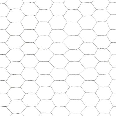 vidaXL Συρματόπλεγμα Εξάγωνο Ασημί 25 x 1,2 μ. από Γαλβανισμένο Χάλυβα