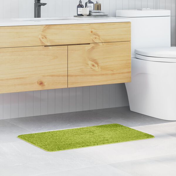 vidaXL Πατάκι μπάνιου Πράσινο 50 x 80 cm Πολυπροπυλένιο