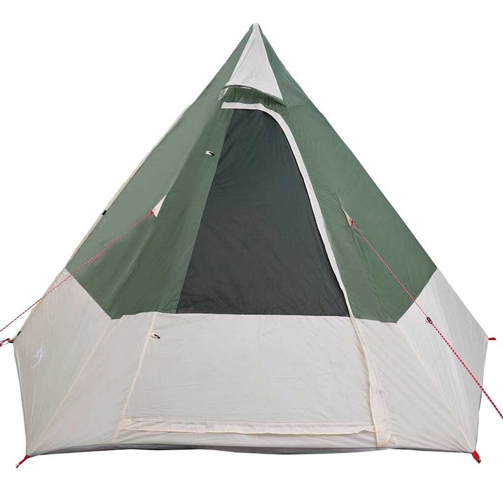 vidaXL Σκηνή Camping Πράσινο 482 x 360 x 227 εκ Πολυεστέρας