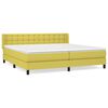 vidaXL &Kappa;&rho;&epsilon;&beta;ά&tau;&iota; Boxspring &mu;&epsilon; &Sigma;&tau;&rho;ώ&mu;&alpha; &Pi;&rho;ά&sigma;&iota;&nu;&omicron; 200x200 &epsilon;&kappa;. &Upsilon;&phi;&alpha;&sigma;&mu;ά&tau;&iota;&nu;&omicron;
