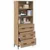 vidaXL Highboard Artisan Oak 69,5 x 34 x 180 &epsilon;&kappa;. &Epsilon;&pi;&epsilon;&xi;&epsilon;&rho;&gamma;&alpha;&sigma;&mu;έ&nu;&omicron; &xi;ύ&lambda;&omicron;