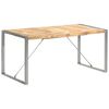 vidaXL Τραπεζαρία 160 x 80 x 75 εκ. από Μασίφ Ακατέργαστο Ξύλο Μάνγκο
