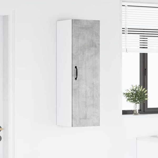 vidaXL Ντουλάπα Κουζίνας με ράφι Σκυρόδεμα Γκρι 30 x 31 x 100 εκ.