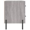vidaXL Κομοδίνο Γκρι Sonoma 40 x 35 x 47,5 εκ. από Επεξεργασμένο Ξύλο