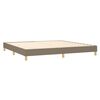 vidaXL &Kappa;&rho;&epsilon;&beta;ά&tau;&iota; Boxspring &mu;&epsilon; &Sigma;&tau;&rho;ώ&mu;&alpha; & LED Taupe 200x200 &epsilon;&kappa;. &Upsilon;&phi;&alpha;&sigma;&mu;ά&tau;&iota;&nu;&omicron;