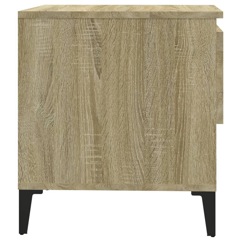 vidaXL Βοηθητικό Τραπέζι Sonoma Δρυς 50x46x50 εκ. Επεξεργασμένο Ξύλο