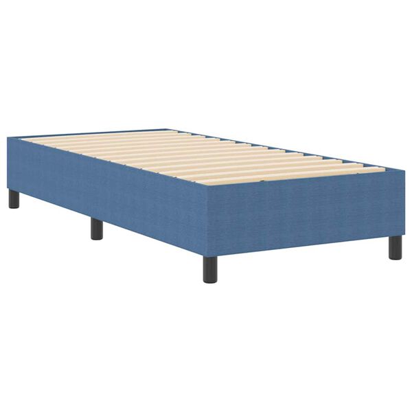 vidaXL Κρεβάτι με ελατήρια Μπλε 80 x 200 cm Βελούδο