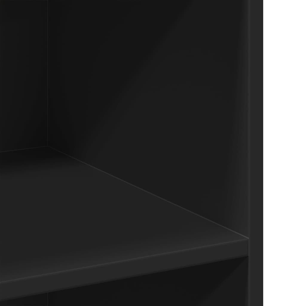 vidaXL Συρταριέρα Μαύρη 70x41x93 εκ. από Επεξεργασμένο Ξύλο