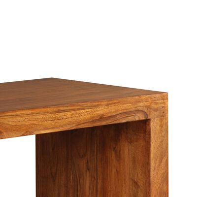vidaXL Τραπέζι Κονσόλας 110x40x76 εκ. Μασίφ Ξύλο με Μελί Φινίρισμα