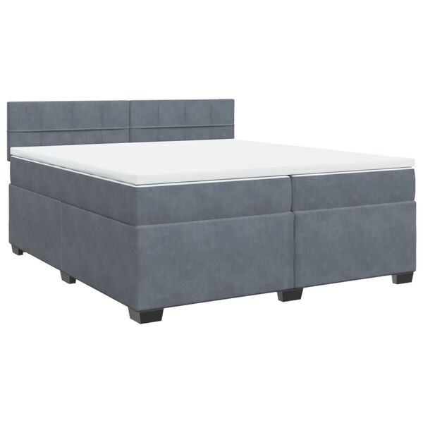 vidaXL &Kappa;&rho;&epsilon;&beta;ά&tau;&iota; Boxspring &mu;&epsilon; &Sigma;&tau;&rho;ώ&mu;&alpha; &Sigma;&kappa;&omicron;ύ&rho;&omicron; &Gamma;&kappa;&rho;&iota; 200x200 &epsilon;&kappa;. &Beta;&epsilon;&lambda;&omicron;ύ&delta;&iota;&nu;&omicron;