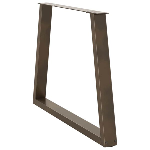 vidaXL &Pi;ό&delta;&iota;&alpha; &Tau;&rho;&alpha;&pi;&epsilon;&zeta;&alpha;&rho;ί&alpha;&sigmaf; 3 &tau;&epsilon;&mu;. &Sigma;&chi;ή&mu;&alpha; V &alpha;&pi;ό &Phi;&upsilon;&sigma;&iota;&kappa;ό &Alpha;&tau;&sigma;ά&lambda;&iota; 100x(72-73,3) &epsilon;&kappa;. &Alpha;&tau;&sigma;ά&lambda;&iota;