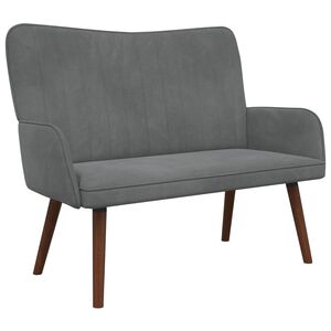 vidaXL &Kappa;&alpha;&nu;&alpha;&pi;έ&sigmaf; 2 &alpha;&tau;ό&mu;&omega;&nu; &Sigma;&kappa;&omicron;ύ&rho;&omicron; &Gamma;&kappa;&rho;&iota; 115 x 61 x 87 &epsilon;&kappa;. &Beta;&epsilon;&lambda;&omicron;ύ&delta;&omicron;