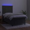 vidaXL &Kappa;&rho;&epsilon;&beta;ά&tau;&iota; Boxspring &mu;&epsilon; &Sigma;&tau;&rho;ώ&mu;&alpha; & LED &Sigma;&kappa;. &Gamma;&kappa;&rho;&iota; 80x200 &epsilon;&kappa;. &Beta;&epsilon;&lambda;&omicron;ύ&delta;&iota;&nu;&omicron;