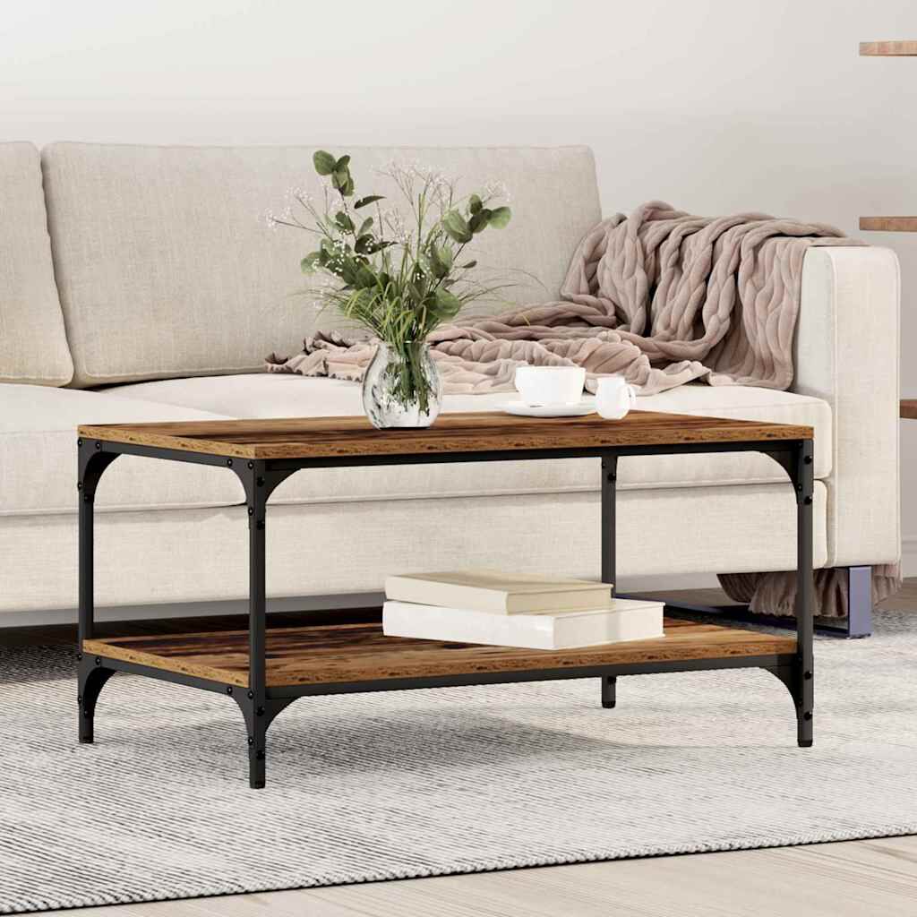 vidaXL Τραπεζάκι σαλονιού Παλαιό ξύλο 80 x 50 x 40 cm