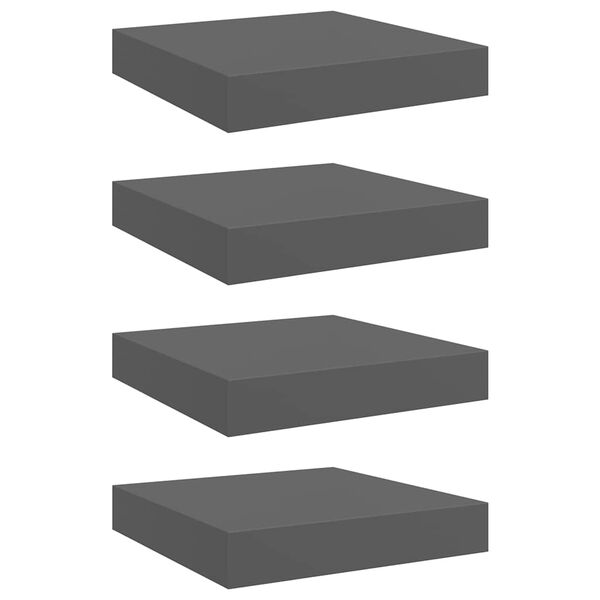 vidaXL &Rho;ά&phi;&iota;&alpha; &Tau;&omicron;ί&chi;&omicron;&upsilon; &Gamma;&upsilon;&alpha;&lambda;&iota;&sigma;&tau;&epsilon;&rho;ά &Gamma;&kappa;&rho;&iota; 4 &Tau;&epsilon;&mu;ά&chi;&iota;&alpha; 23x23,5x3,8 &epsilon;&kappa;. MDF