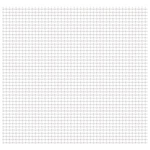 vidaXL Πλέγμα Κατσαρό Καρέ Φύλλα 50x50 εκ. / 11x11x2 χιλ. Ανοξ. Ατσάλι