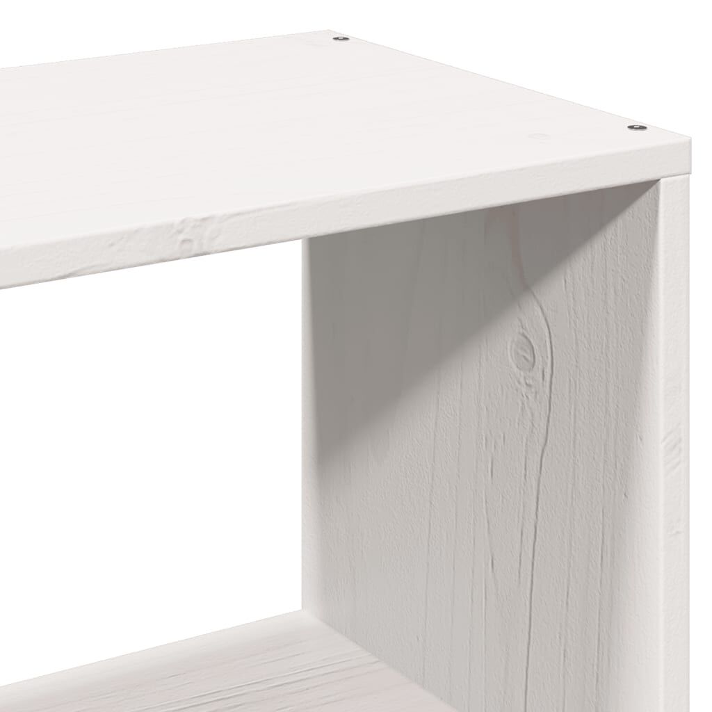 vidaXL Κρεβάτι Βιβλιοθήκη Χωρίς Στρώμα 180x200 εκ Μασίφ Ξύλο Πεύκου