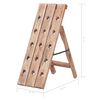 vidaXL Ραφιέρα Κρασιών για 15 Φιάλες 26x50x70 εκ. Μασίφ Μαόνι