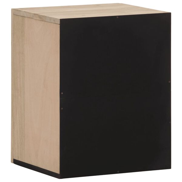 vidaXL Ντουλάπι Μπάνιου Επιτοίχιο 38x33x48 εκ. από Μασίφ Ξύλο Μάνγκο
