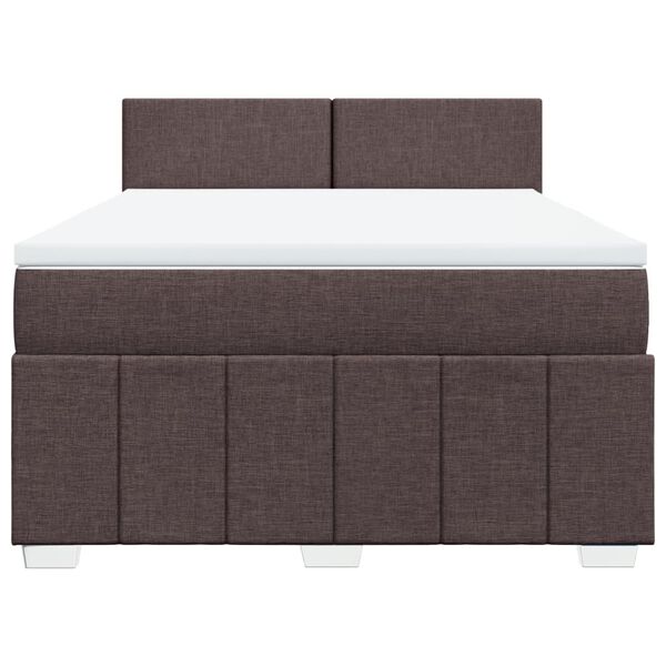 vidaXL &Kappa;&rho;&epsilon;&beta;ά&tau;&iota; Boxspring &mu;&epsilon; &Sigma;&tau;&rho;ώ&mu;&alpha; &Sigma;&kappa;&omicron;ύ&rho;&omicron; &Kappa;&alpha;&phi;έ 140x200 &epsilon;&kappa; &Upsilon;&phi;&alpha;&sigma;&mu;ά&tau;&iota;&nu;&omicron;