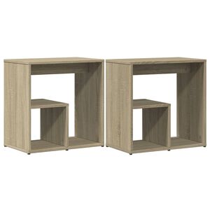 vidaXL &Tau;&rho;&alpha;&pi;έ&zeta;&iota;&alpha; &Beta;&omicron;&eta;&theta;&eta;&tau;&iota;&kappa;ά 2 &tau;&epsilon;&mu; Sonoma &Delta;&rho;&upsilon;&sigmaf; 50x30x50 &epsilon;&kappa;. &Epsilon;&pi;&epsilon;&xi;. &Xi;ύ&lambda;&omicron;
