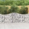 vidaXL Συρματοκιβώτια Τοξωτά 11 τεμ. 200x30x80/100 εκ. Γαλβαν. Ατσάλι