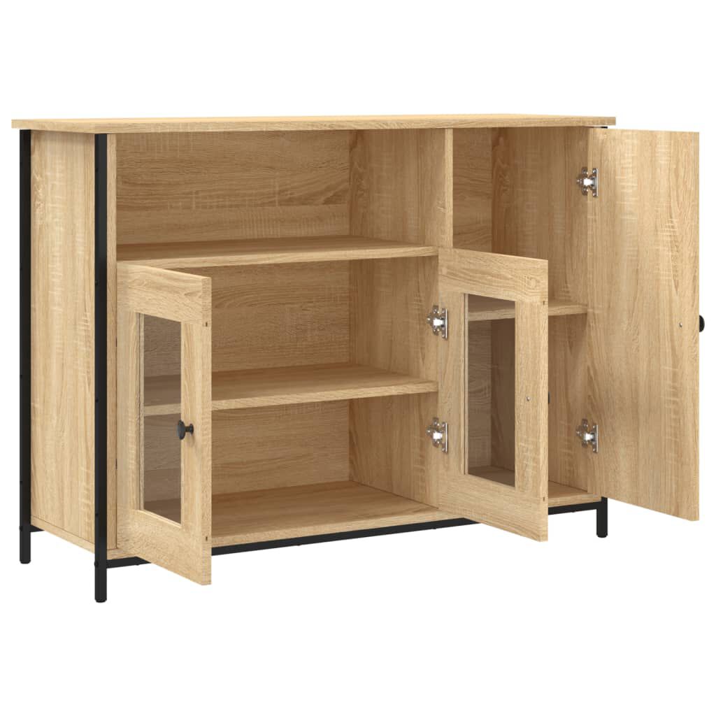 vidaXL Ντουλάπι Sonoma Δρυς 100 x 35 x 75 εκ. από Επεξεργασμένο Ξύλο