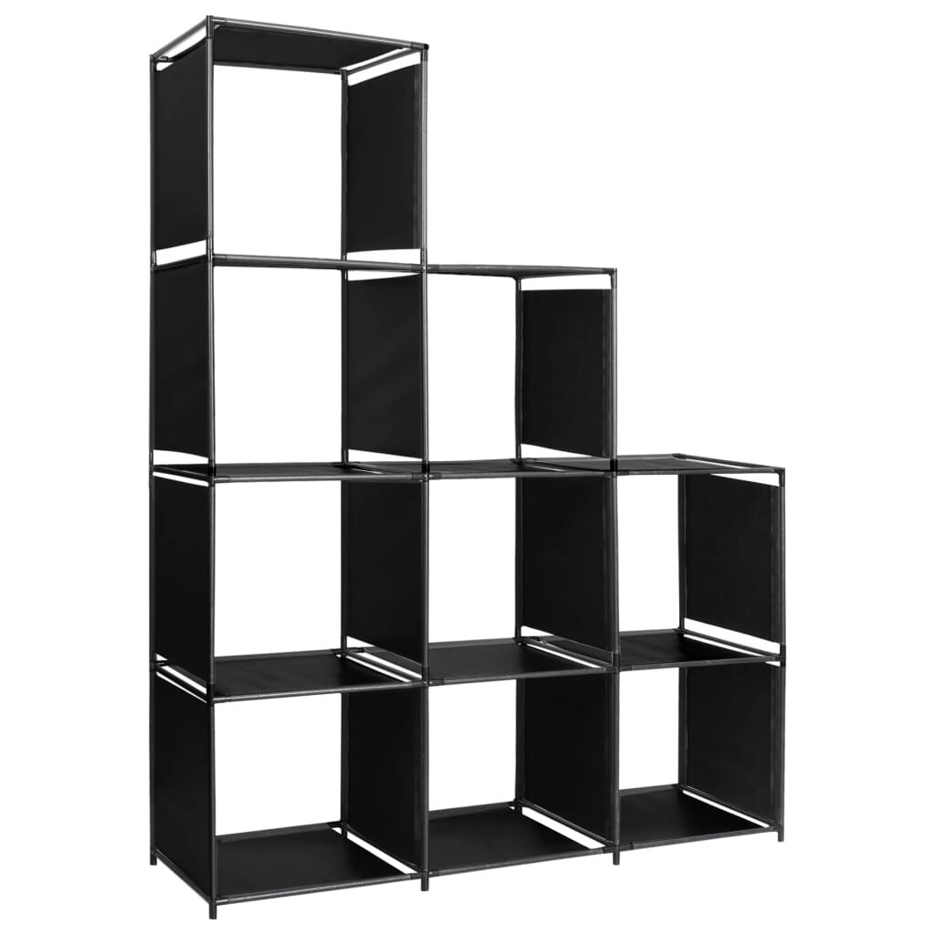 vidaXL Ραφιέρα Σκάλα Προβολής 130 x 45 x 170 εκ. Υφασμάτινη