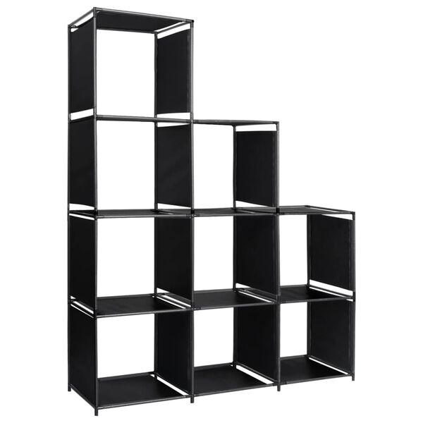 vidaXL Ραφιέρα Σκάλα Προβολής 130 x 45 x 170 εκ. Υφασμάτινη