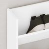 vidaXL Παπουτσοθήκη Τοίχου Λευκή 80 x 18 x 90 εκ. από Επεξ. Ξύλο