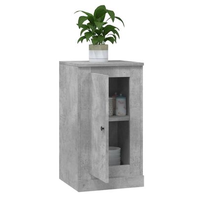 vidaXL Ντουλάπια 2 τεμ. Γκρι Σκυροδέματος 37,5x35,5x67,5 εκ. Επ. Ξύλο