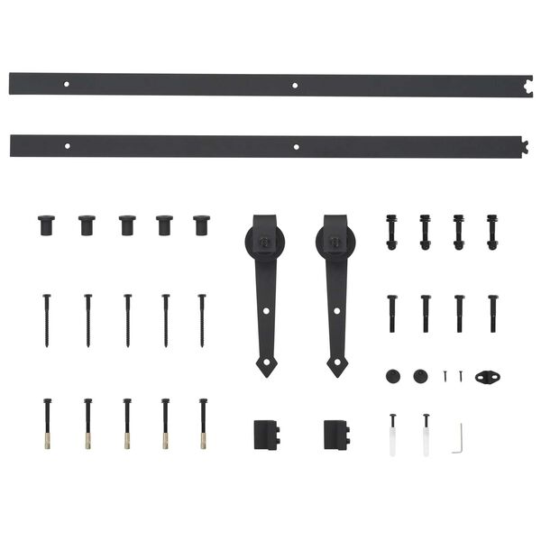 vidaXL Συρόμενη Πόρτα ORKDAL Καφέ 61 x 198.5 εκ. Μασίφ ξύλο πεύκου