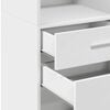 vidaXL Ντουλάπι Λευκό 30x42,5x124 εκ. από Επεξεργασμένο Ξύλο