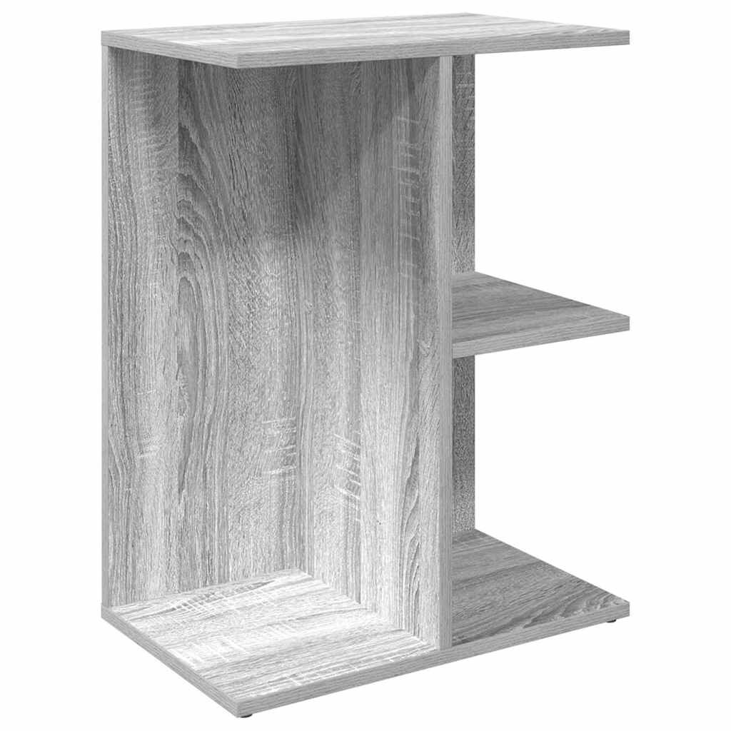 vidaXL Κομοδίνα 2 τεμ Γκρι Sonoma 46,5x29x61 εκ. Επεξεργασμένο Ξύλο